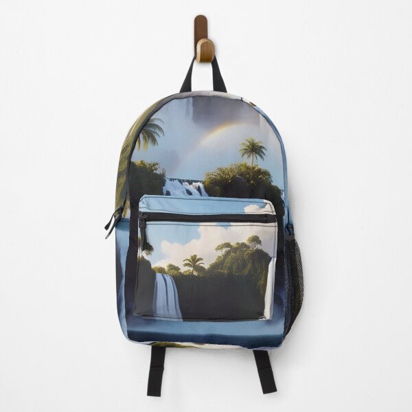 Item preview, waterfalls in the green forest or green jungle 11 designed and sold by AA-designstore.