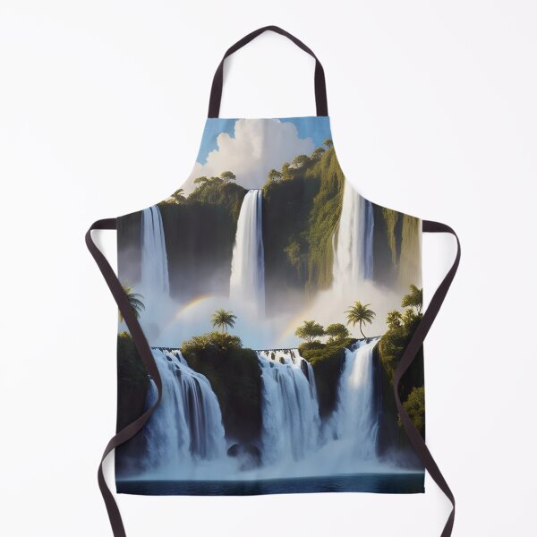 Item preview, waterfalls in the green forest or green jungle 11 designed and sold by AA-designstore.