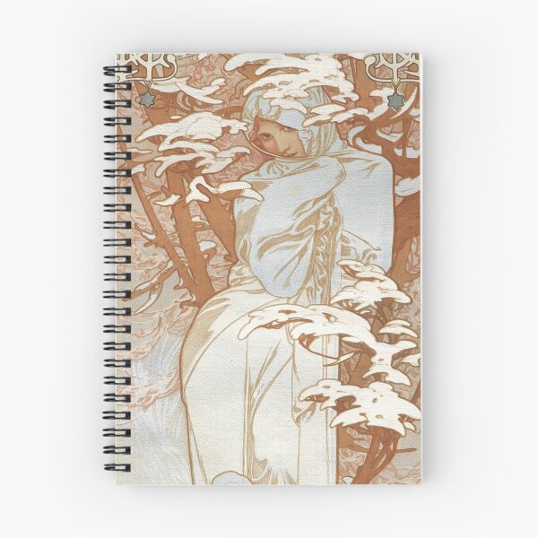 Item preview, Winter by Alphonse Mucha designed and sold by RickE.