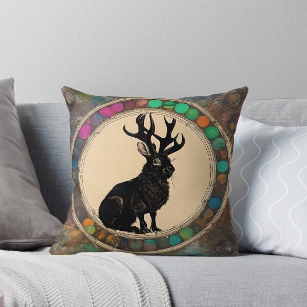 Artikel-Vorschau von Black Jackalope in Technicolor, designt und verkauft von HabitableMoons.