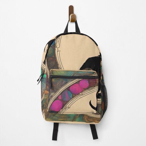 Item preview, Black Jackalope in Technicolor designed and sold by HabitableMoons.