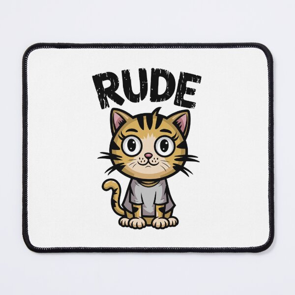 Item preview, Rude Cat designed and sold by lemurdesigns.