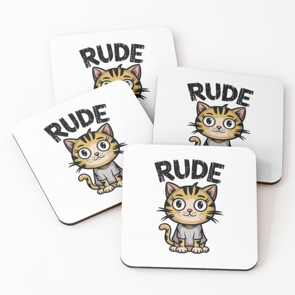 Item preview, Rude Cat designed and sold by lemurdesigns.