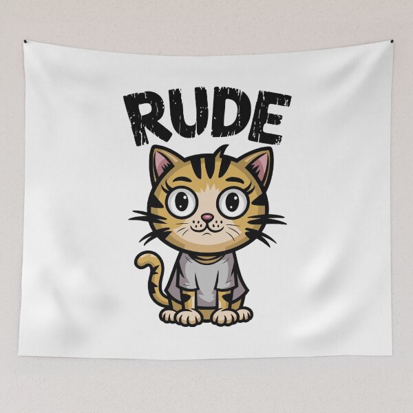 Item preview, Rude Cat designed and sold by lemurdesigns.