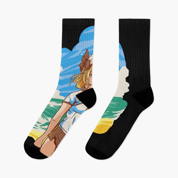 Item preview, "Kawaii Anime Beach Girl | Cute Japanese Summer Art designed and sold by DrawHandArt.