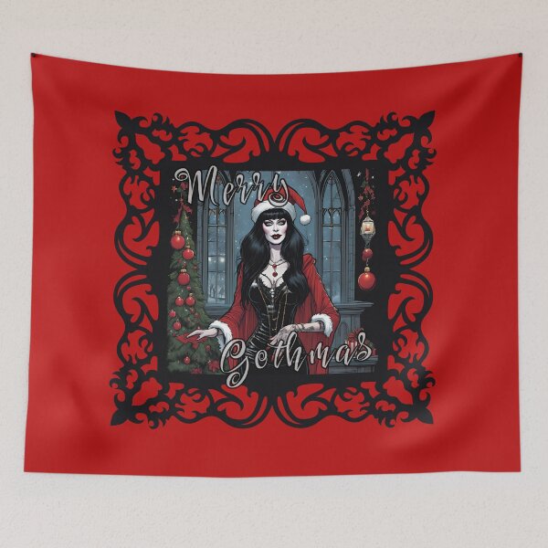 Item preview, Merry Goth-mas  designed and sold by PitchBlackIcon.