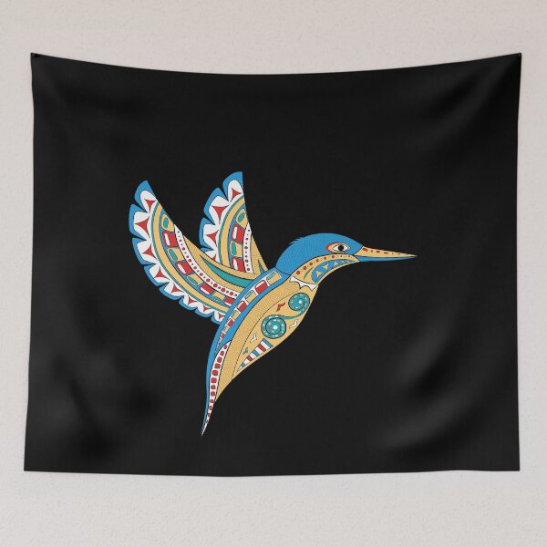 Item preview, Kingfisher Animal T shirt for American Indian Art fans designed and sold by AdiApparel.