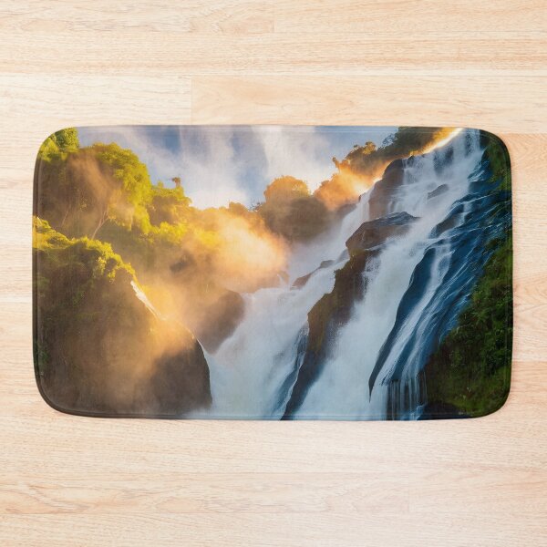 Item preview, waterfall in the green forest or green jungle 12 designed and sold by AA-designstore.