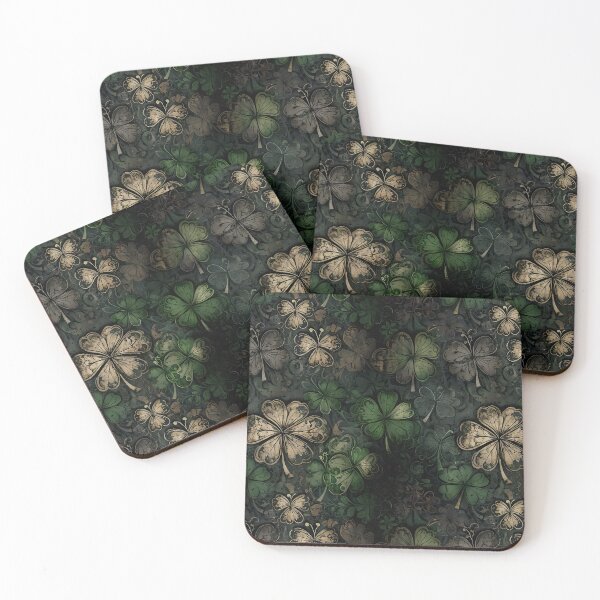 Item preview, Distressed St. Patrick's Day Shamrock Pattern designed and sold by gjsart.