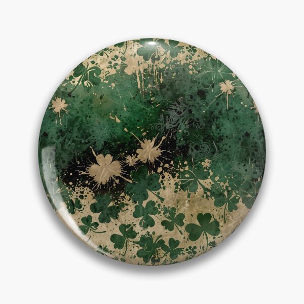 Item preview, Distressed Clover & Shamrock Pattern designed and sold by gjsart.