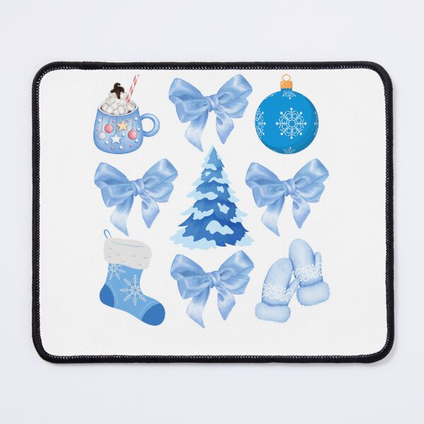 Item preview, Blue hristmas bow and items designed and sold by Lady-Frost.