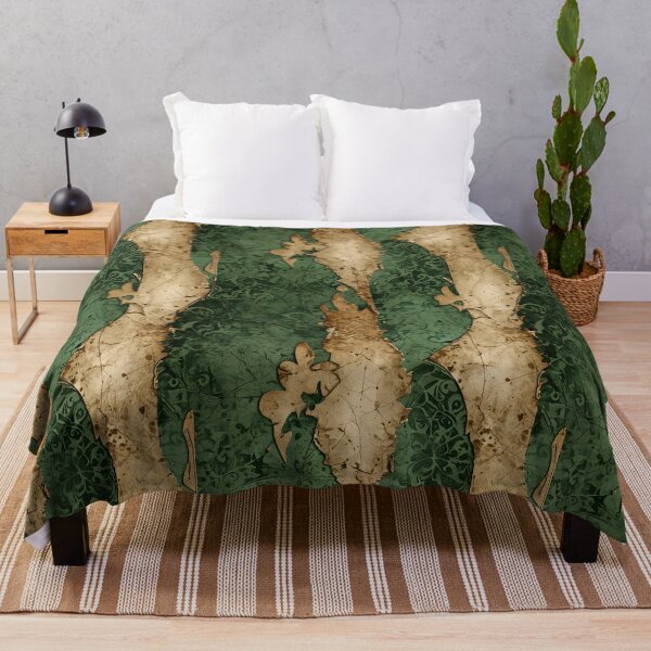 Item preview, Distressed Grunge Green & Beige Pattern designed and sold by gjsart.