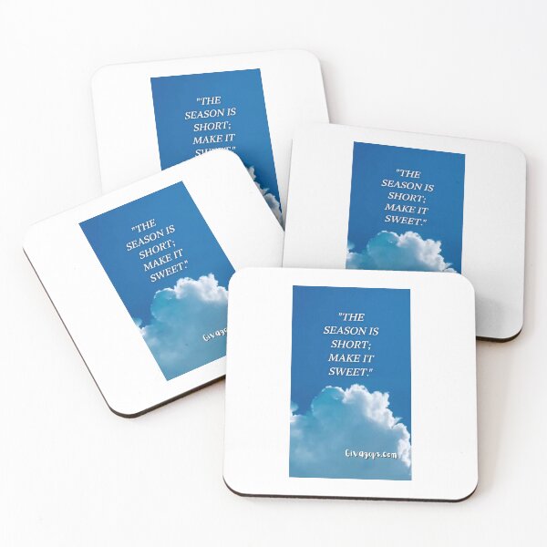 Item preview, "The season is short; make it sweet." designed and sold by CUTESTUFFnow.
