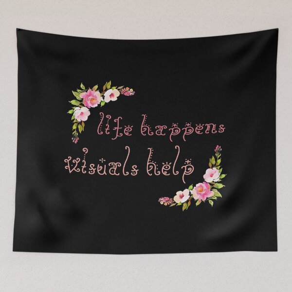 Item preview, Life Happens Visuals Help designed and sold by AlchemyColor.