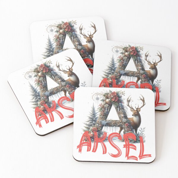 Item preview, Name Aksel. My name is Aksel. Winter initial. designed and sold by MagelliShop.
