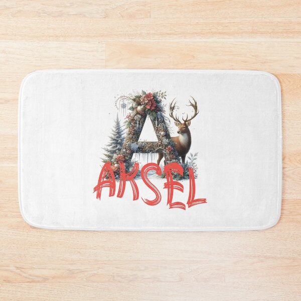 Item preview, Name Aksel. My name is Aksel. Winter initial. designed and sold by MagelliShop.