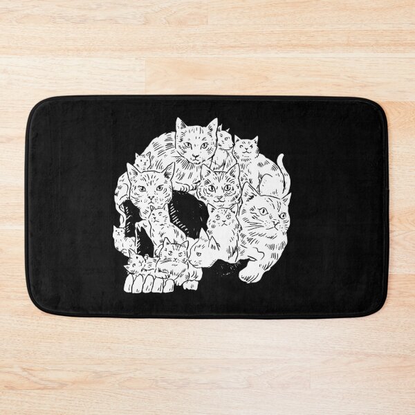 Item preview, funny Hand-Drawn skull Cats – Adorable Feline Art for Cat Lovers  designed and sold by DrawHandArt.