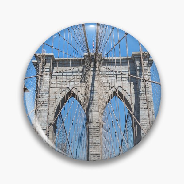 Item preview, Tourists on the Brooklyn Bridge designed and sold by Laybov.