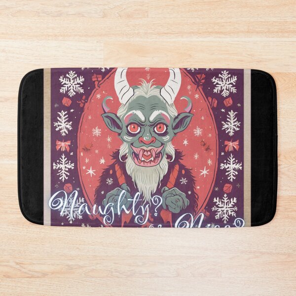 Item preview, Naughty or Nice? with Krampus Ugly Sweater Edition designed and sold by PitchBlackIcon.