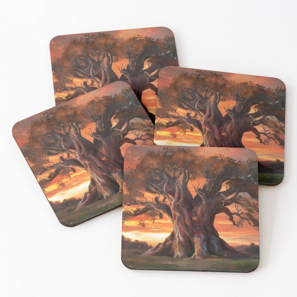 Item preview, colored huge tree trunk in the forest 1  designed and sold by AA-designstore.