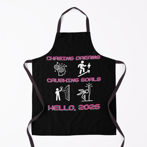 Item preview, Chasing Dreams, Crushing Goals – Hello, 2025! T-Shirt designed and sold by JCRockDesign.