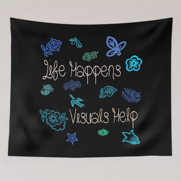 Item preview, Life Happens Visuals Help designed and sold by AlchemyColor.