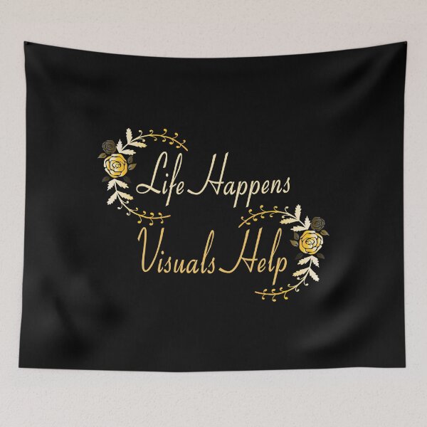 Item preview, Life Happens Visuals Help designed and sold by AlchemyColor.