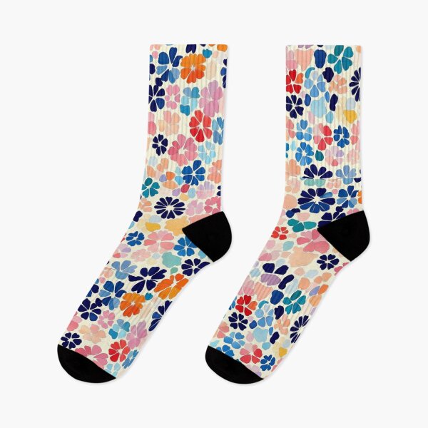 Item preview, Floral zellige style designed and sold by liana campbell.