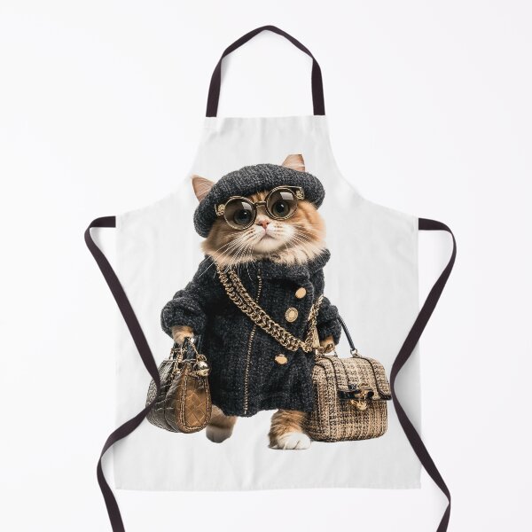 Item preview, Chic Cat in Designer Style: Fashionista Feline Art designed and sold by ArtfullyJua.