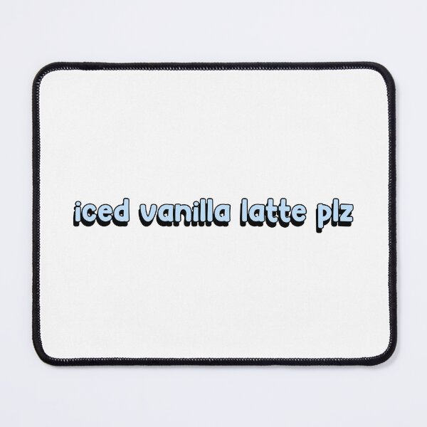 Item preview, iced vanilla latte plz designed and sold by designing01Ar3.