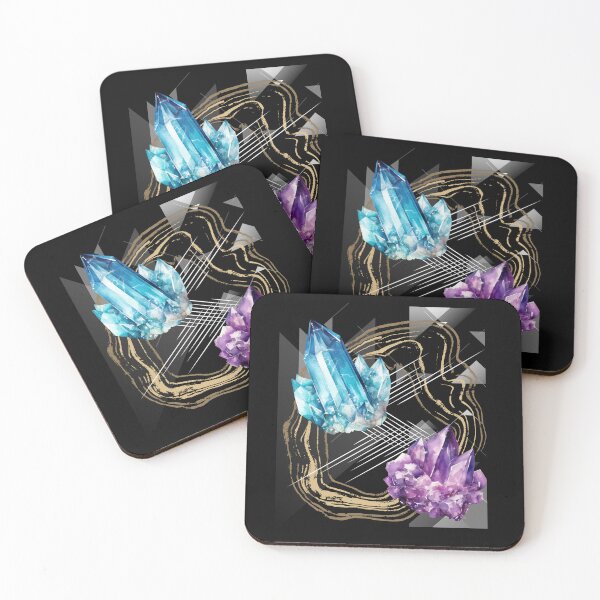Item preview, Blue and purple crystals designed and sold by MargoMalej.