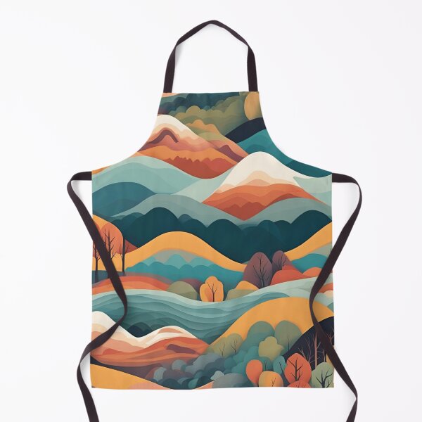 Item preview, Abstract Beauty | Winding River Scene | Vibrant Landscape Art designed and sold by Epic--Art.