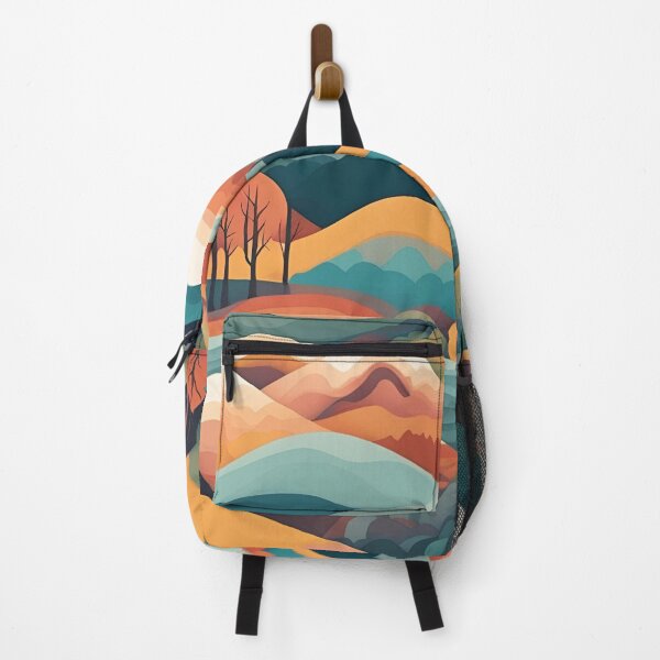 Item preview, Abstract Beauty | Winding River Scene | Vibrant Landscape Art designed and sold by Epic--Art.