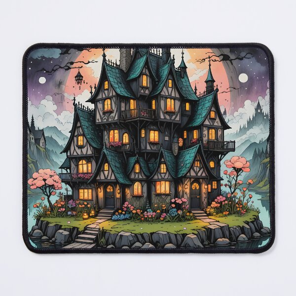 Item preview, Moonlit Gothic Manor By The Lake designed and sold by RelinCreates.