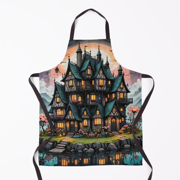 Item preview, Moonlit Gothic Manor By The Lake designed and sold by RelinCreates.