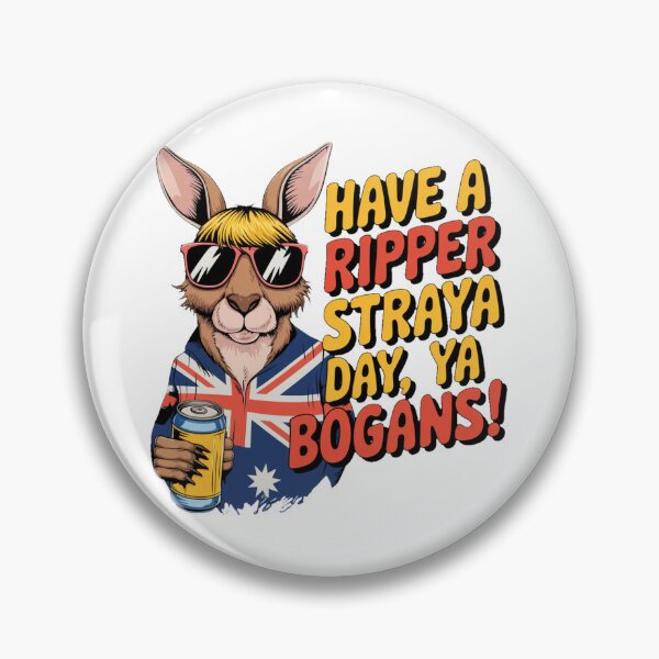 Item preview, Aussie Australia Day Funny - "Ripper Straya Day Bogan 90s Bootleg " designed and sold by stickercuffs.