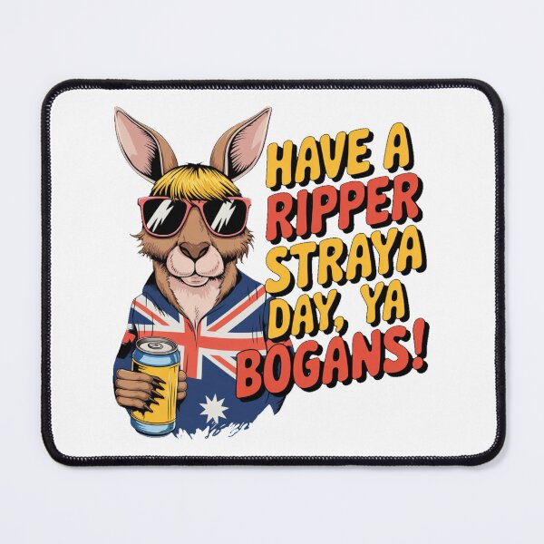 Item preview, Aussie Australia Day Funny - "Ripper Straya Day Bogan 90s Bootleg " designed and sold by stickercuffs.