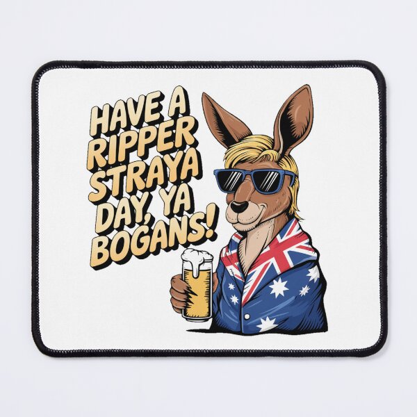Item preview, Aussie Australia Day Funny - "Ripper Straya Day Bogan 90s Bootleg " designed and sold by stickercuffs.