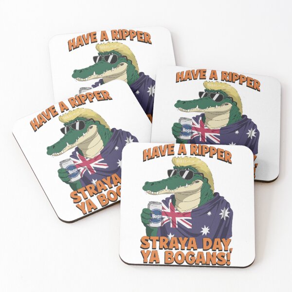 Item preview, Aussie Australia Day Funny - "Ripper Straya Day Bogan 90s Bootleg " designed and sold by stickercuffs.