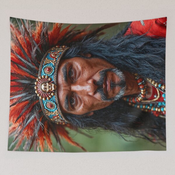 Item preview, Native American Man designed and sold by TheArtOfPat.