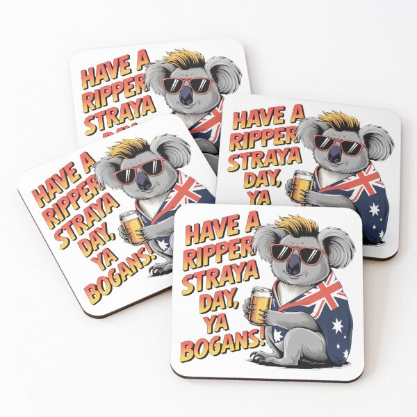 Item preview, Aussie Australia Day Funny - "Ripper Straya Day Bogan 90s Bootleg " designed and sold by stickercuffs.