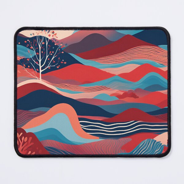 Item preview, Layered Hills | Vibrant Pattern Art | Nature-Inspired Design designed and sold by Epic--Art.