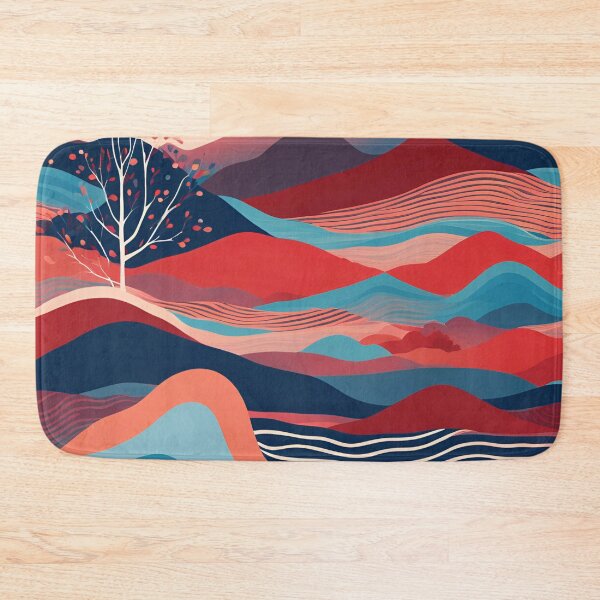 Item preview, Layered Hills | Vibrant Pattern Art | Nature-Inspired Design designed and sold by Epic--Art.