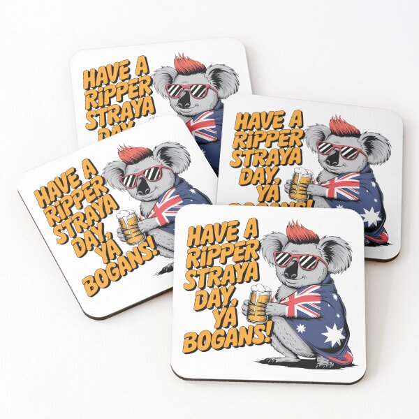 Item preview, Aussie Australia Day Funny - "Ripper Straya Day Bogan 90s Bootleg " designed and sold by stickercuffs.