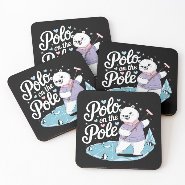 Item preview, Polar Bear Polo: Sweet Arctic Fun designed and sold by RebeccaRe.