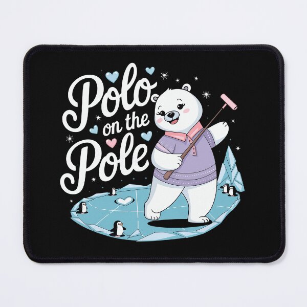 Item preview, Polar Bear Polo: Sweet Arctic Fun designed and sold by RebeccaRe.