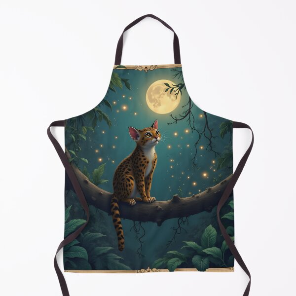 Item preview, Margay with Fireflies designed and sold by HabitableMoons.