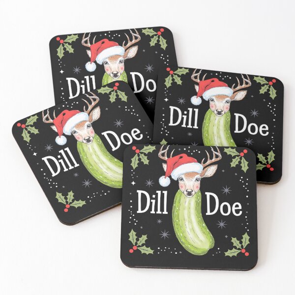 Item preview, Dill Doe Adult Humor Inappropriate Pickle Santa Hat Xmas designed and sold by KHABIRITI.