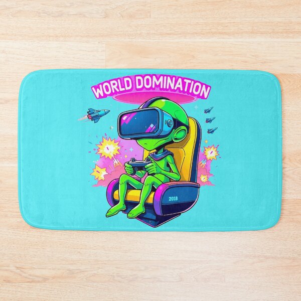 Item preview, Alien Gamer Rocket Virtual Reality Glasses Game Cartoon Adventure Funny  designed and sold by Kia Blaze.