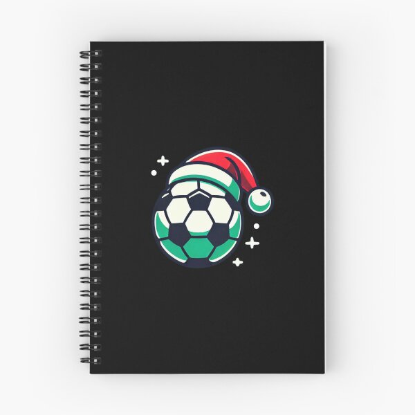 Item preview, Modern Trendy I love soccer ball,Christmas Soccer Ball with Santa Hat  designed and sold by SOUFIANE1991.